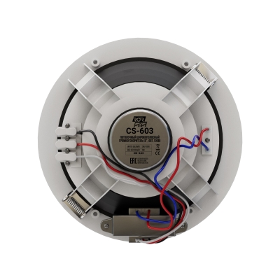 Широкополосный потолочный громкоговоритель 6Вт CS-603