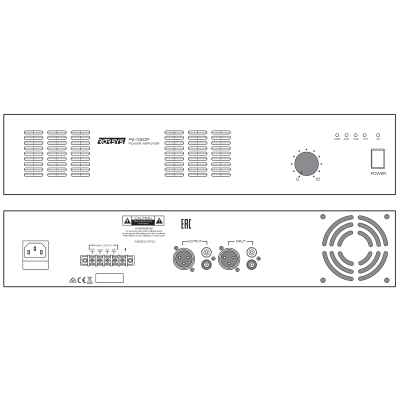 Трансляционный усилитель мощности 120Вт