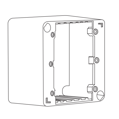 Короб для накладного монтажа аттенюатора
